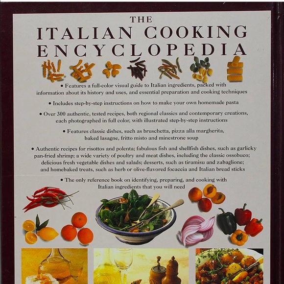 The Italian Cooking Encyclopedia 512 Pages Hardcover - Picture 3 of 4